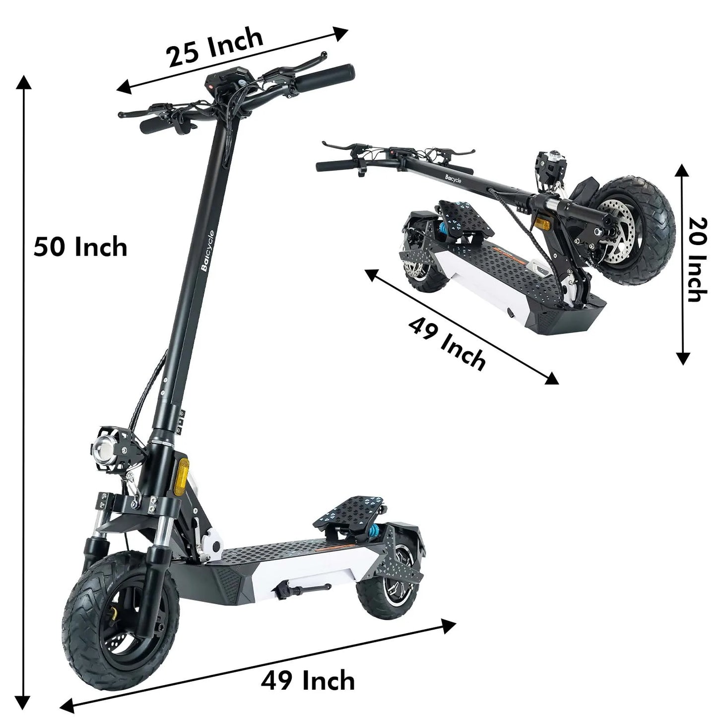 Electric Scooter , Powerful 1600W motor, 28MPH