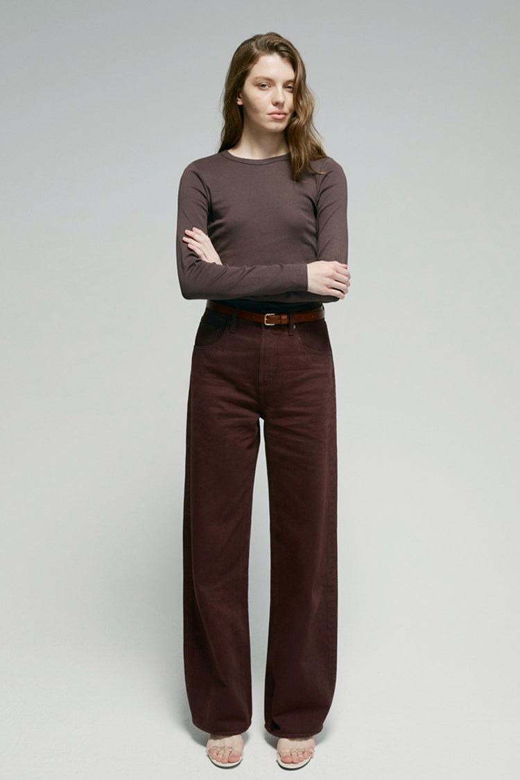 Slope Curve Jeans HJ039 For Women