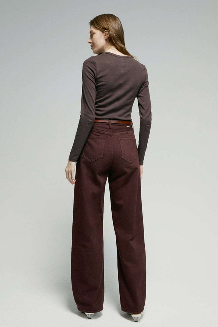 Slope Curve Jeans HJ039 For Women