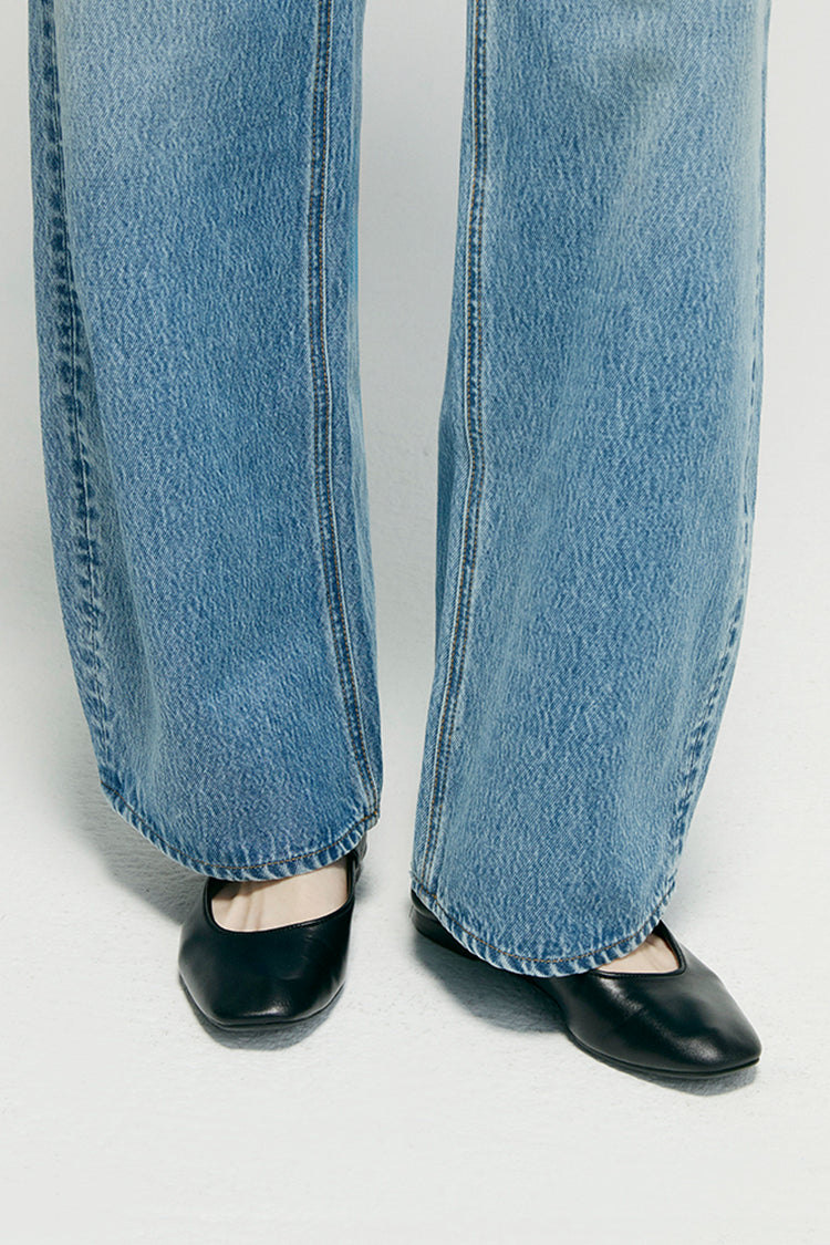 Slope Curve Jeans HJ039 For Women