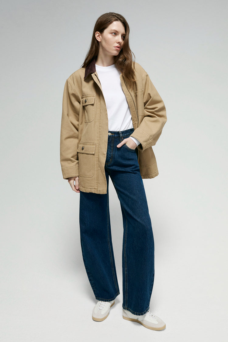 Slope Curve Jeans HJ039 For Women