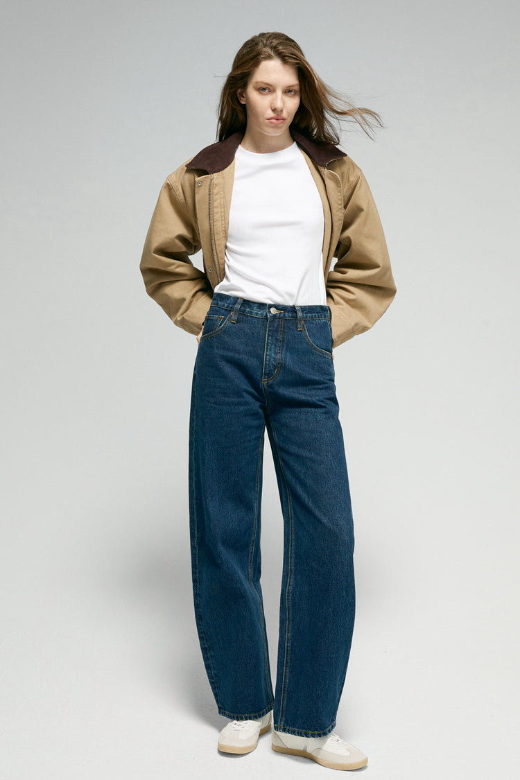 Slope Curve Jeans HJ039 For Women