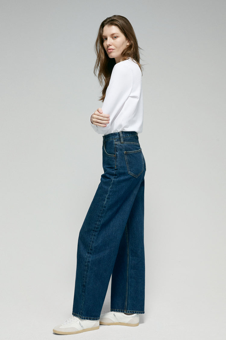 Slope Curve Jeans HJ039 For Women