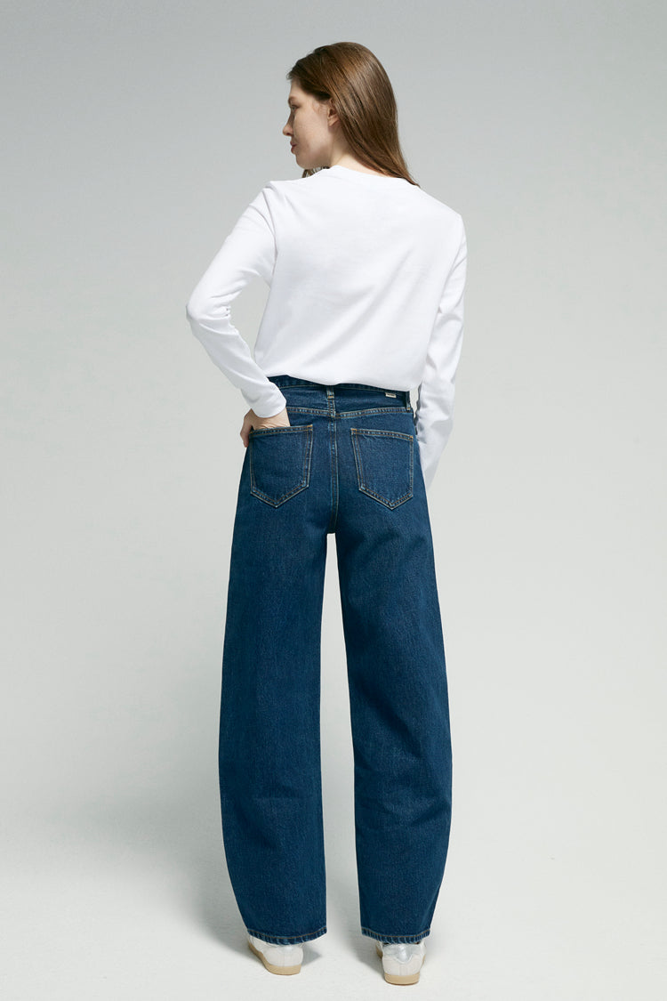 Slope Curve Jeans HJ039 For Women