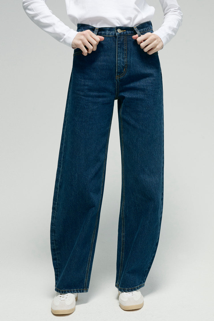 Slope Curve Jeans HJ039 For Women