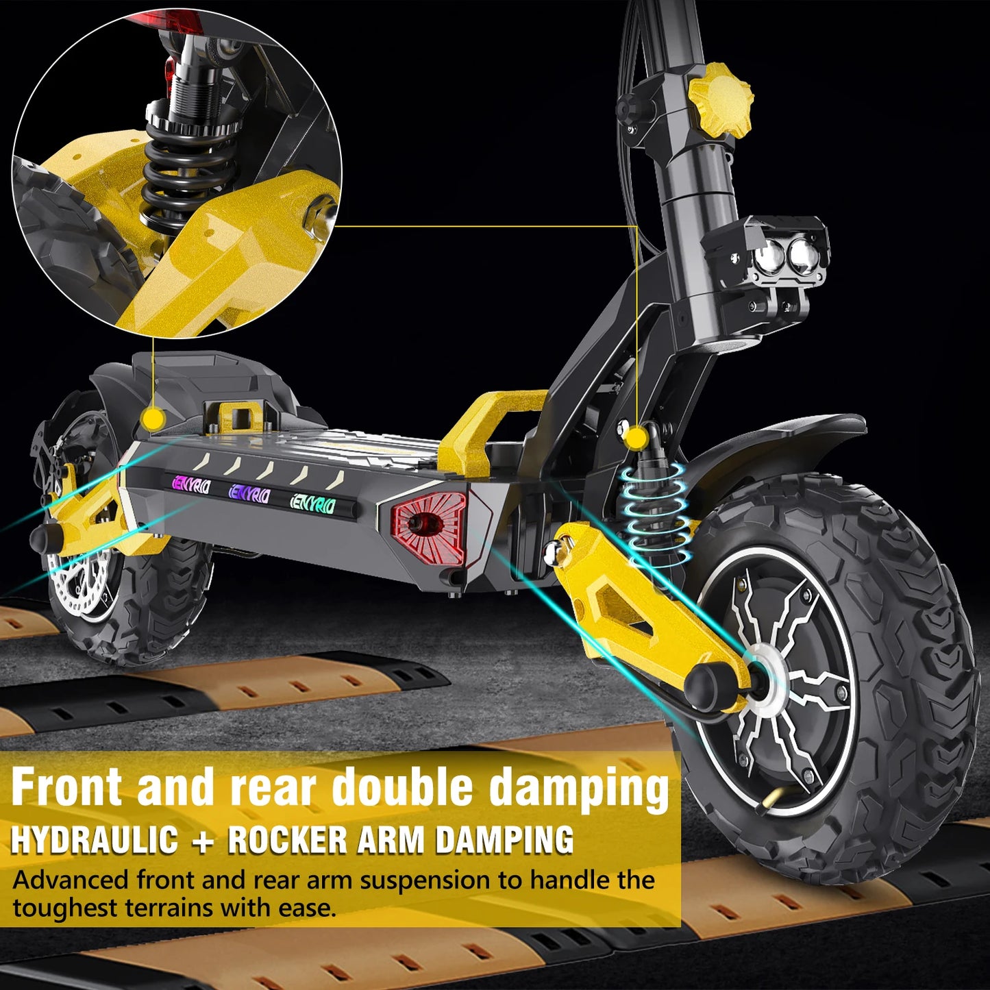 Folding Electric Scooter With 2400W