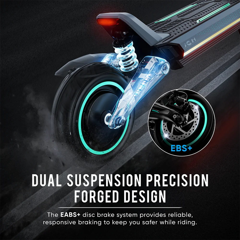 Foldable Electric Scooter 48V 20.8Ah App-Controlled Lightweight E-Scooter