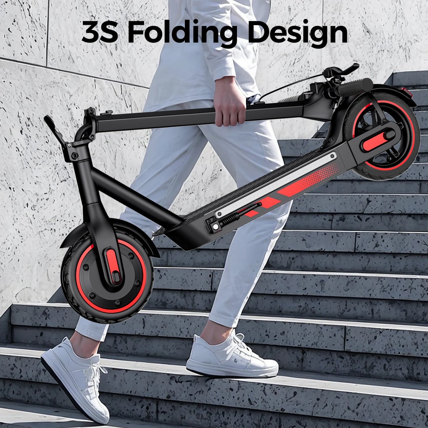 Electric Scooter 600W with Led Long Range