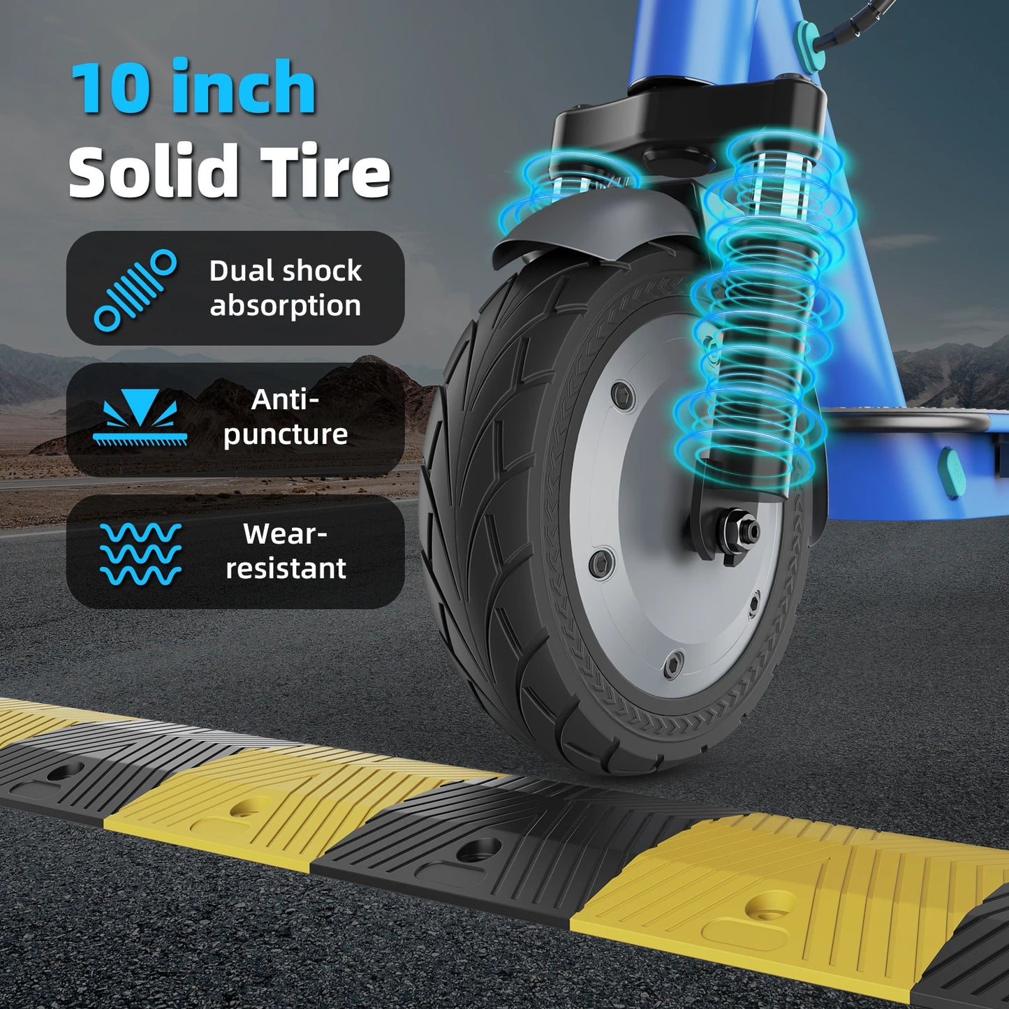 Stylish Electric Scooter with Dual Suspension 36V 13Ah 10 Inch