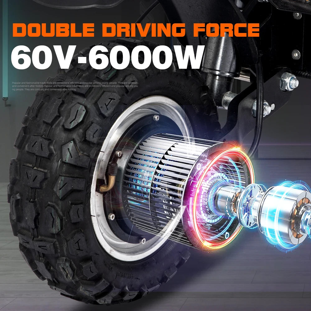 3000W Dual Moter Electric Scooter