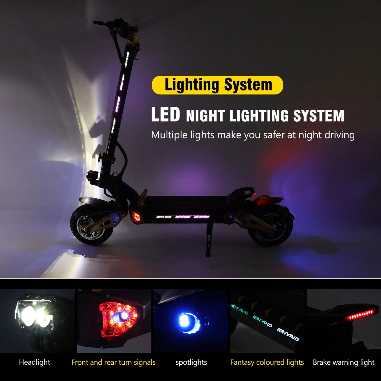 Folding Electric Scooter With 2400W