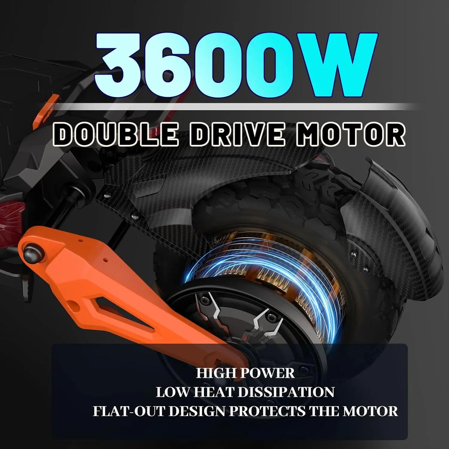 Electric Scooter Adults 6000W Dual Motors