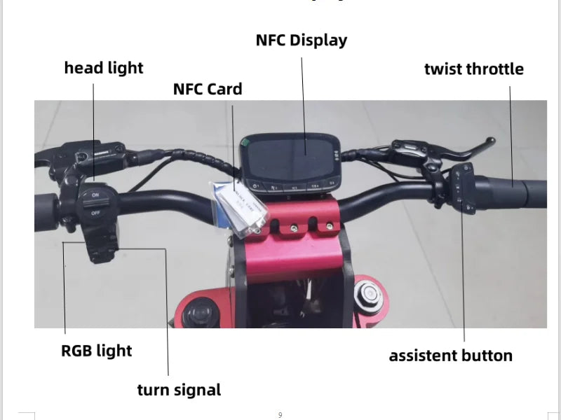 Dual Motor Molo 5 E Scooter 50Ah Battery