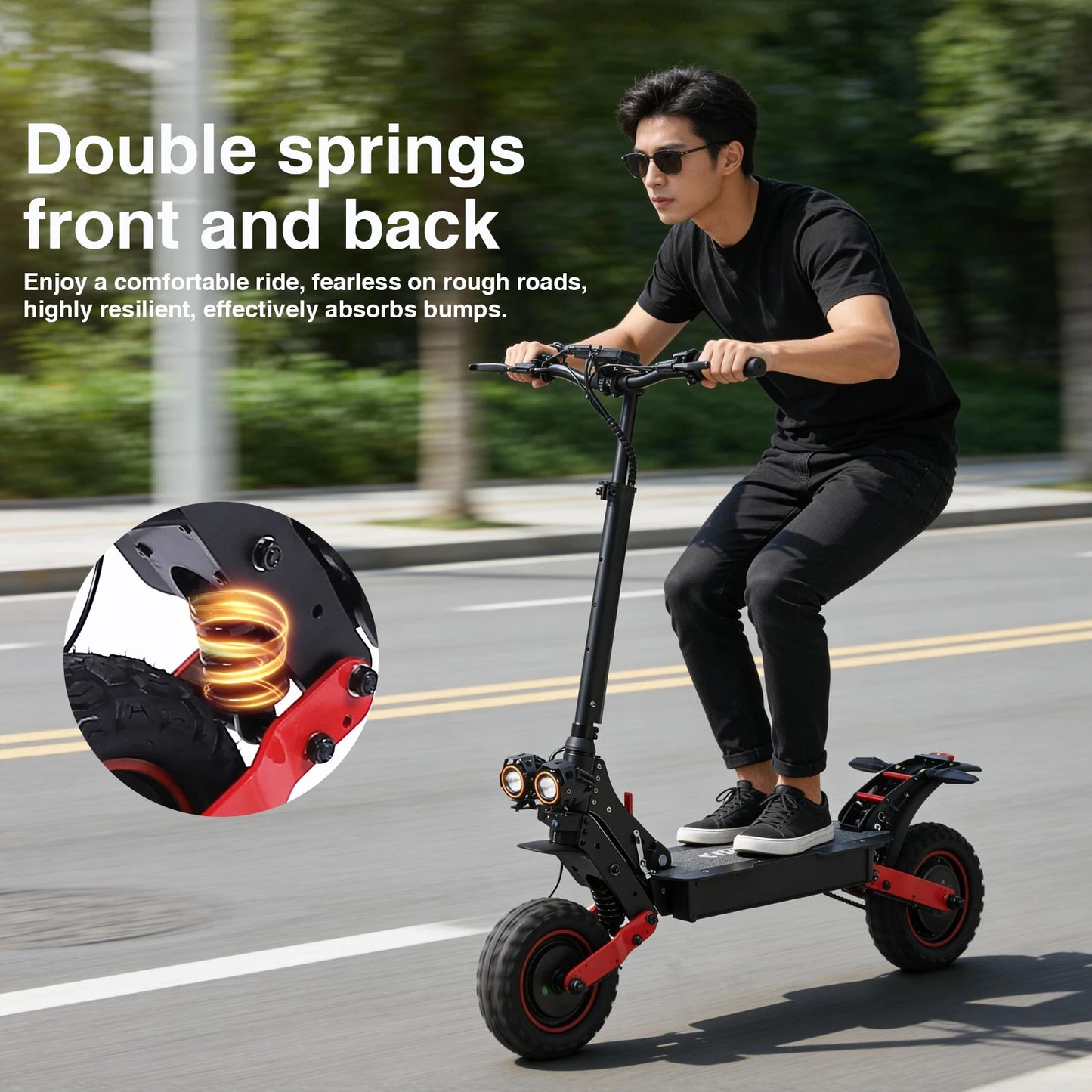 Dual Motor E Scooter US Stock Off Road