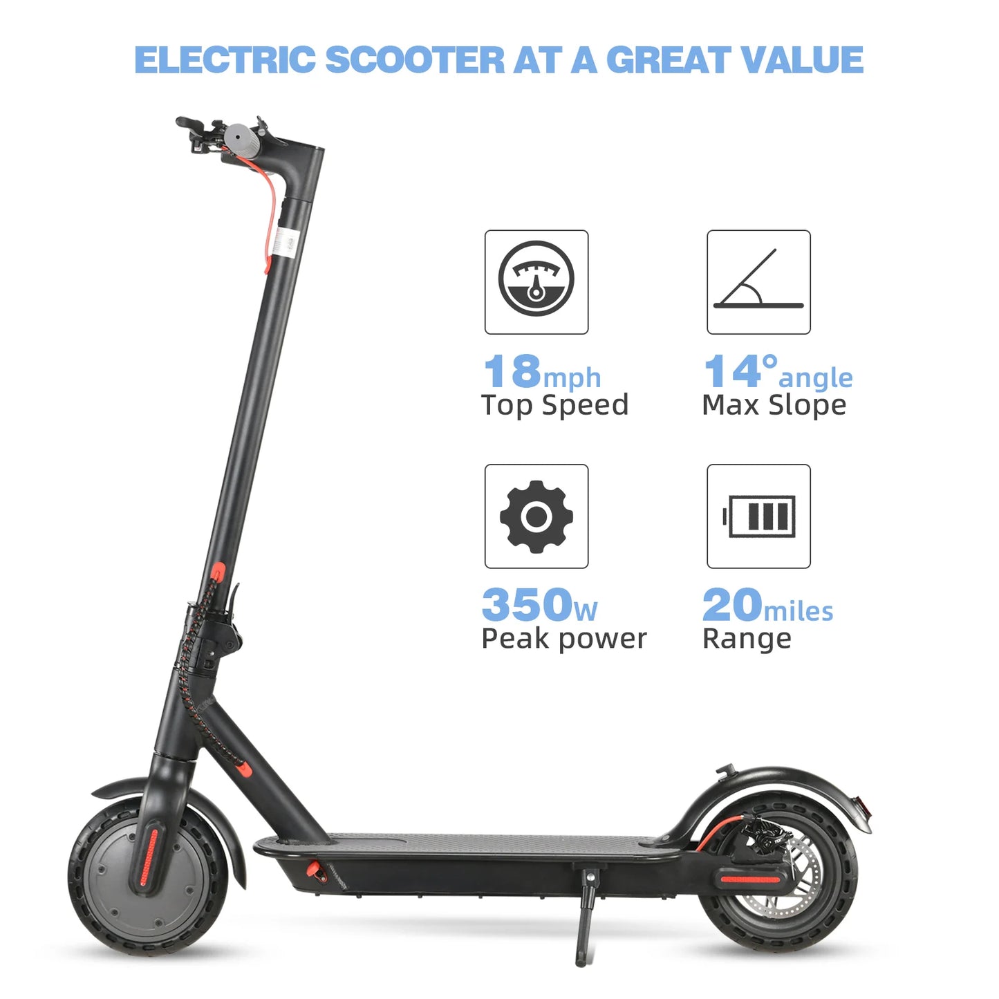 US Warehouse 2 Wheel Smart Balance Electric Scooter