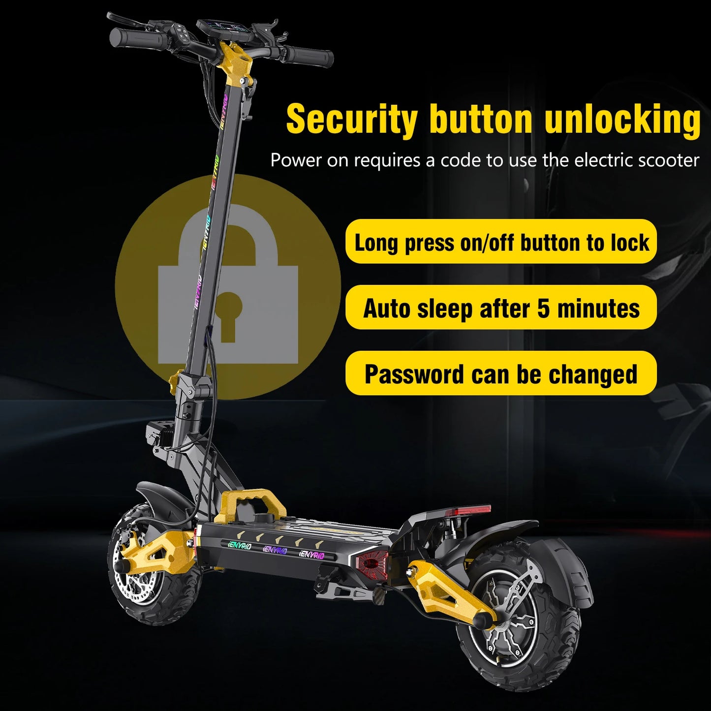 Folding Electric Scooter With 2400W