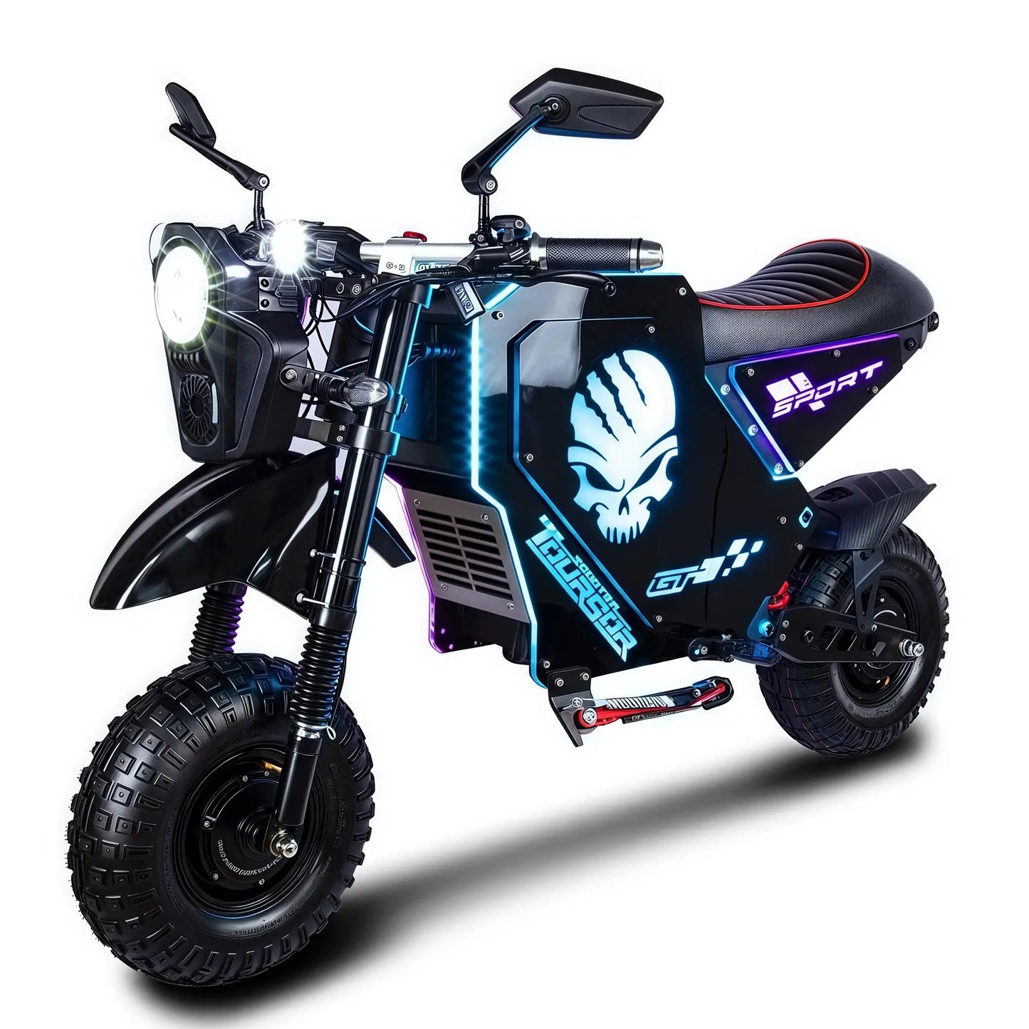 High-Speed Electric Scooter 10000W Dual Motor Off-Road Tires