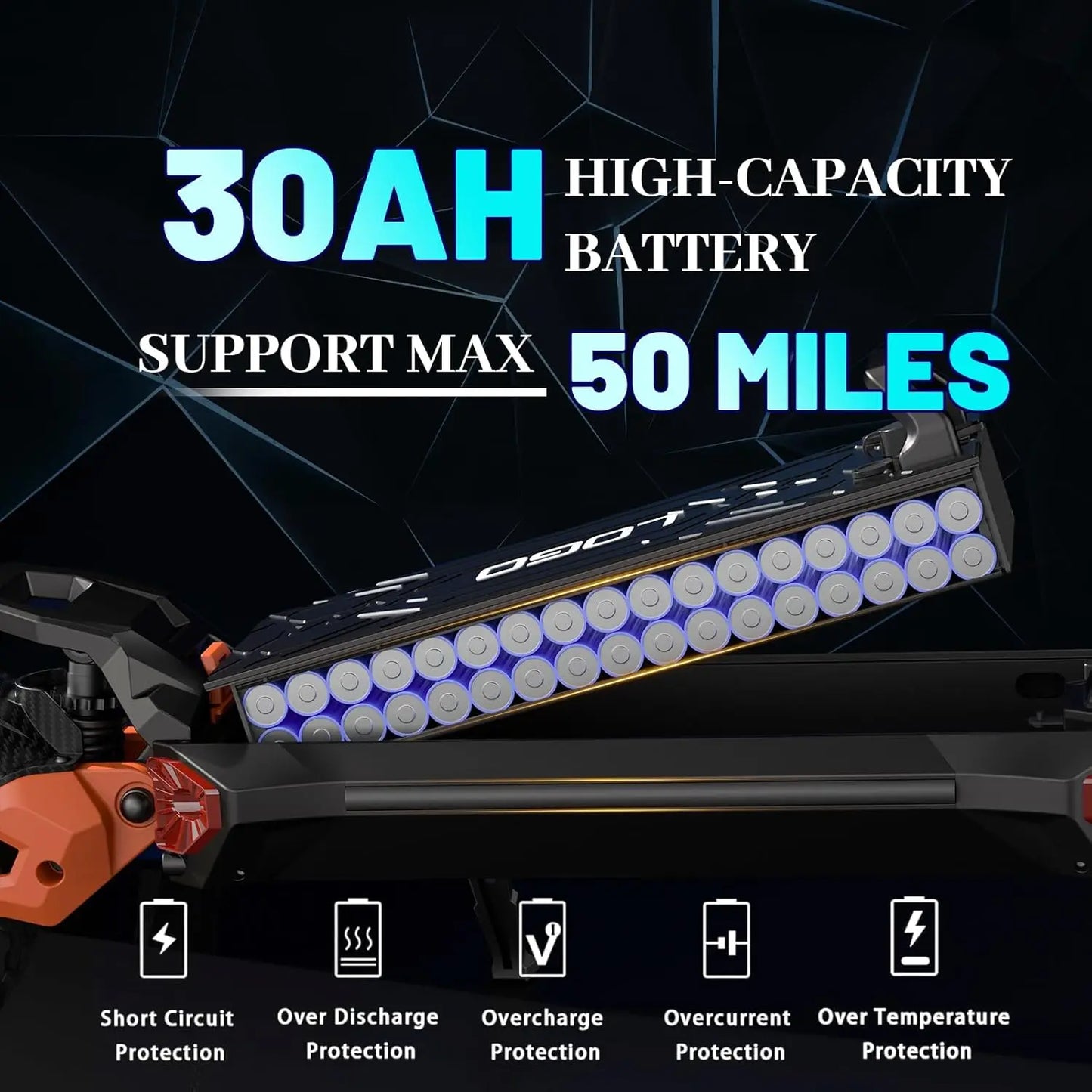 Electric Scooter Adults 6000W Dual Motors