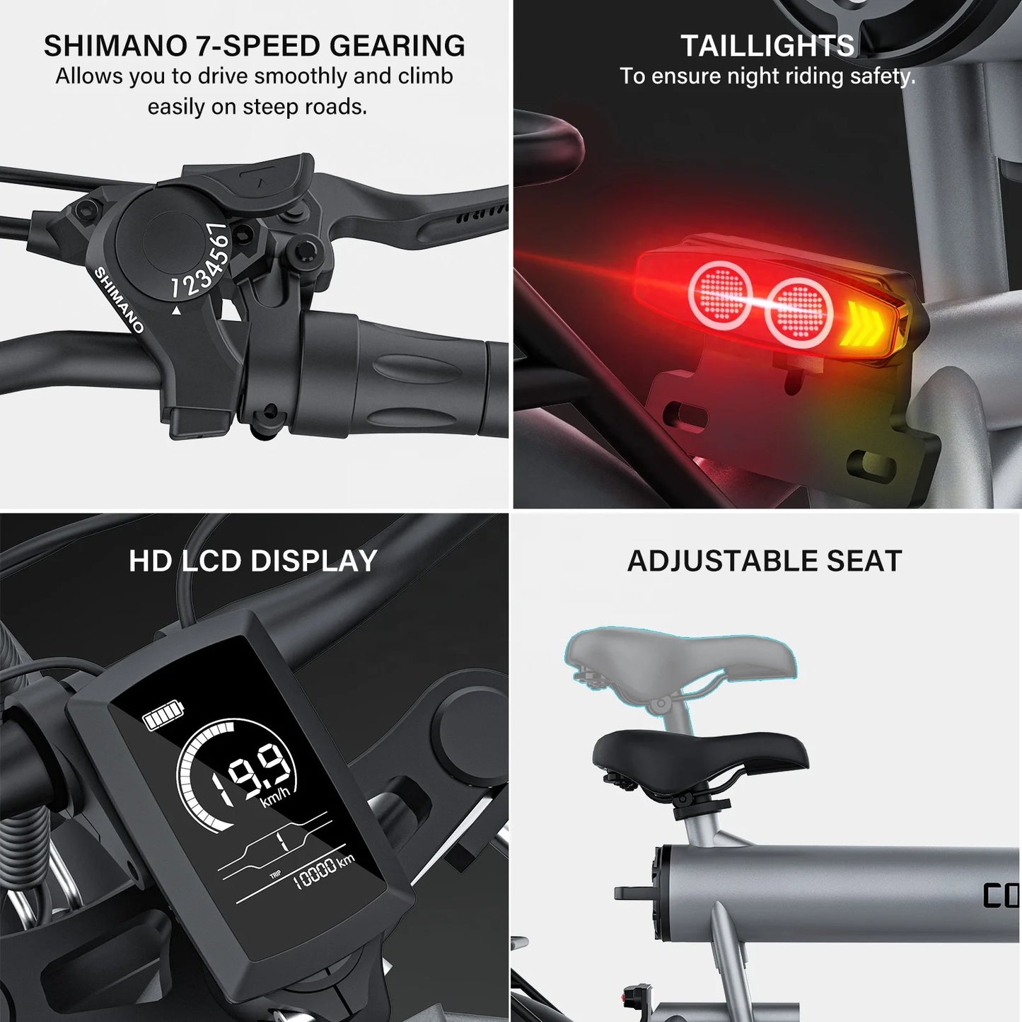 COSWHEEL T20 Electric Bike Wholesale Price 1000W 1500W