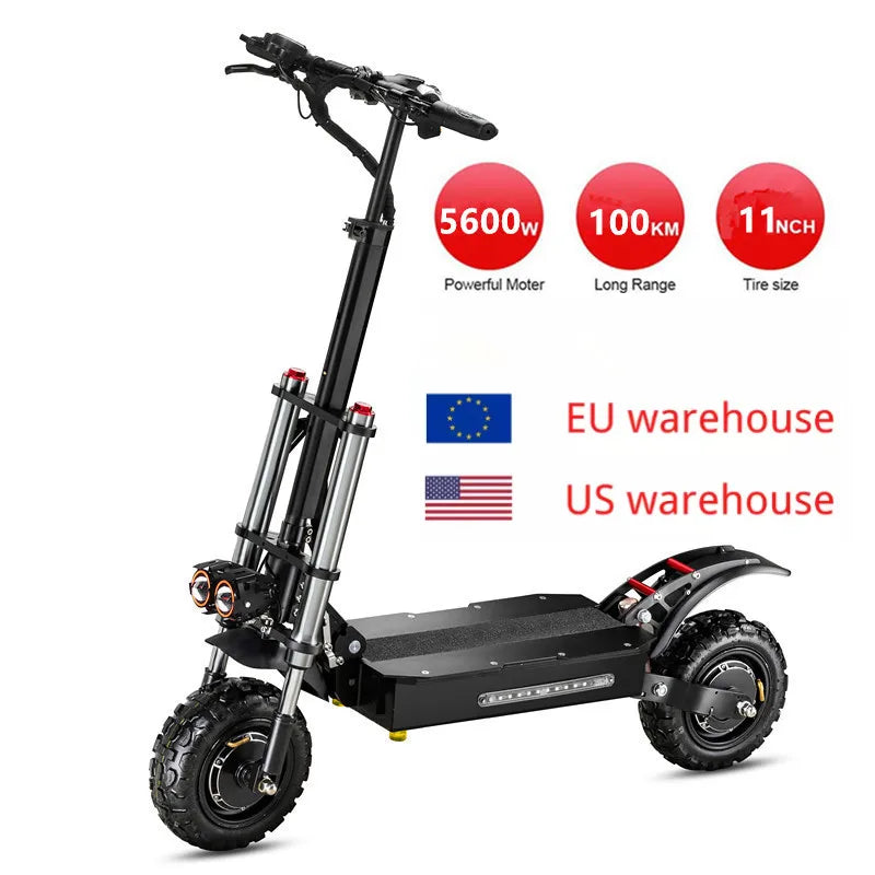 Powerful Adult US Warehouse  Electric Scooter Off Road Folding