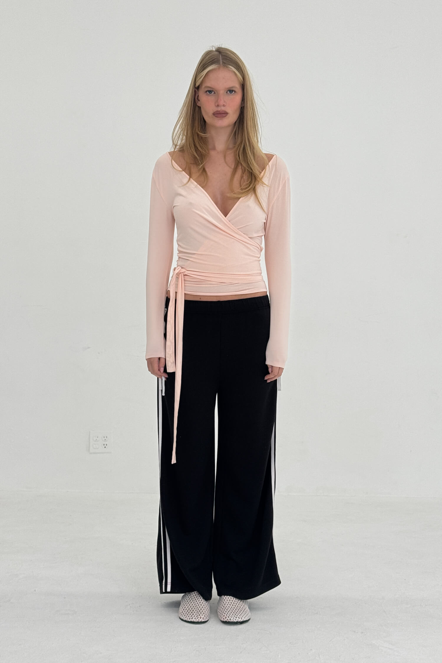 French Terry Bow Jogger For Women