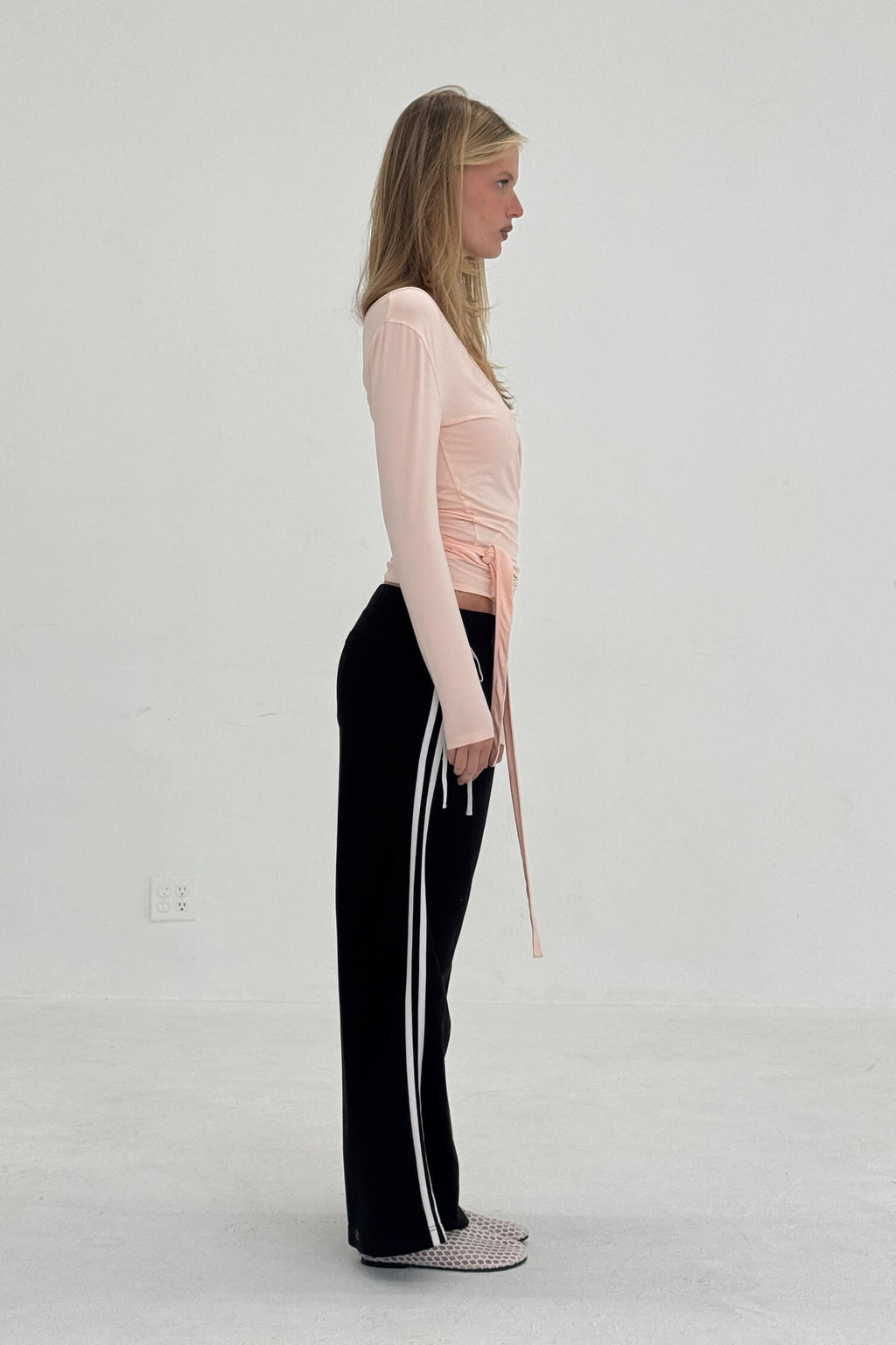 French Terry Bow Jogger For Women