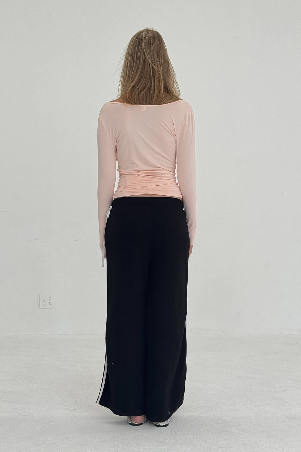 French Terry Bow Jogger For Women