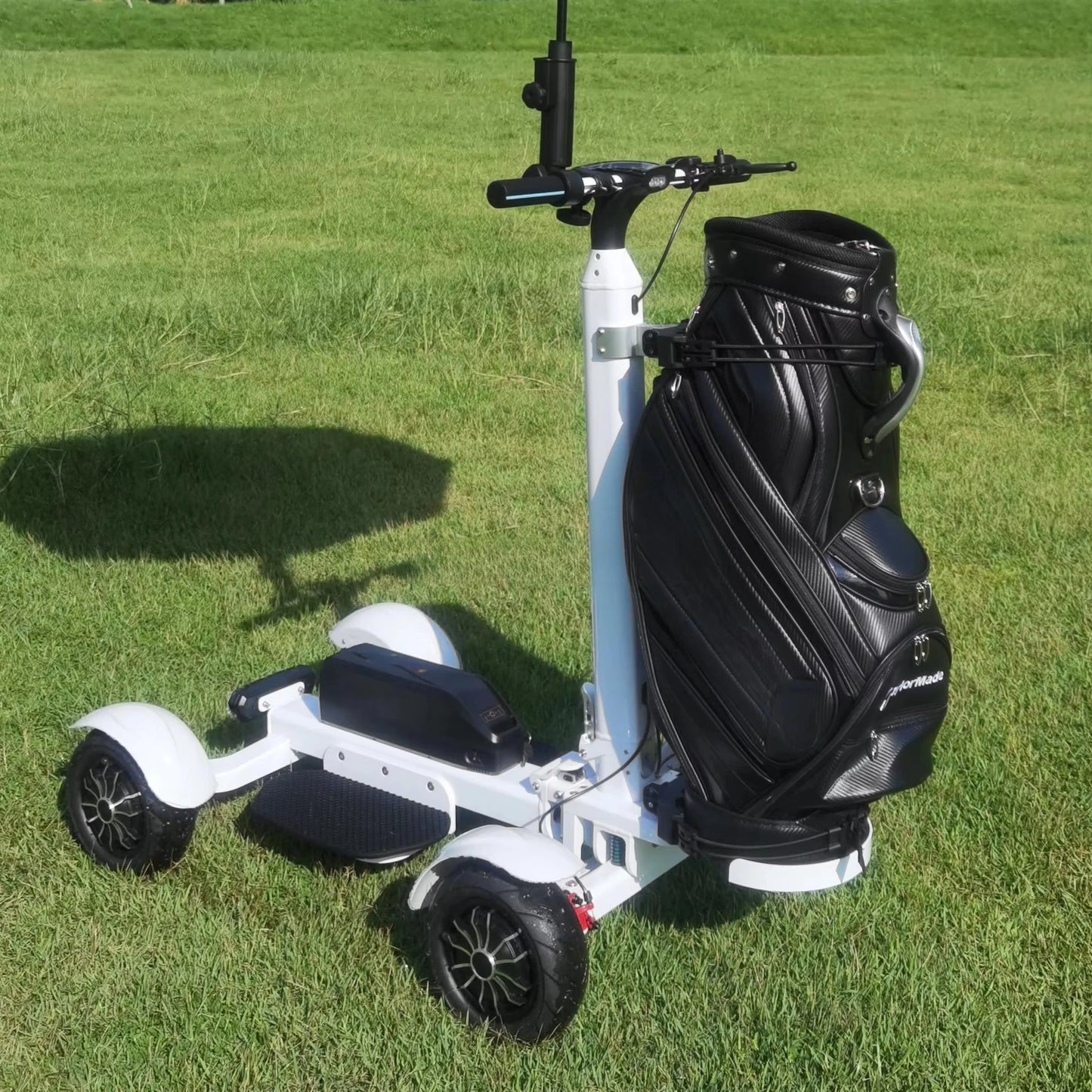 For 2400W Brushless Dual Motor Electric Golf Scooter Cart with 10 Inch Tire and 48V Battery 4 Wheels Electric