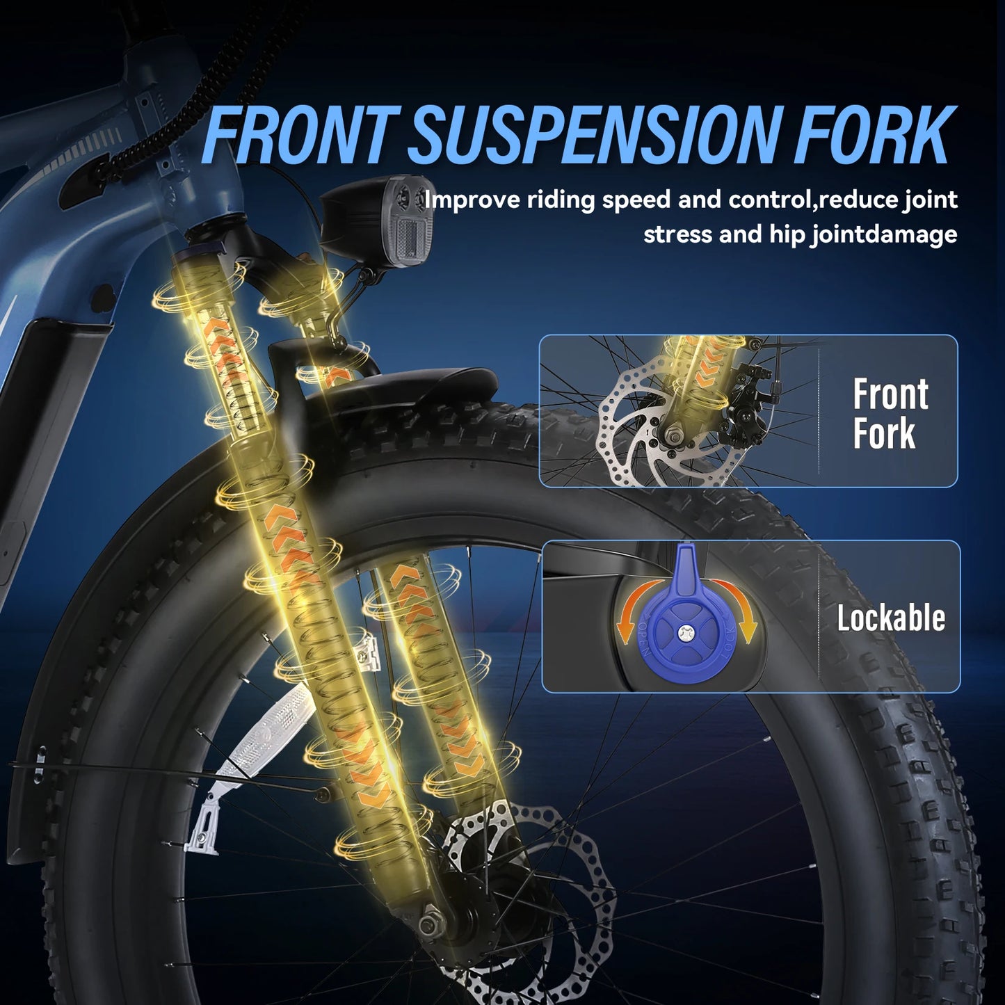 Electric Bike 26" x 4.0 Fat Tire