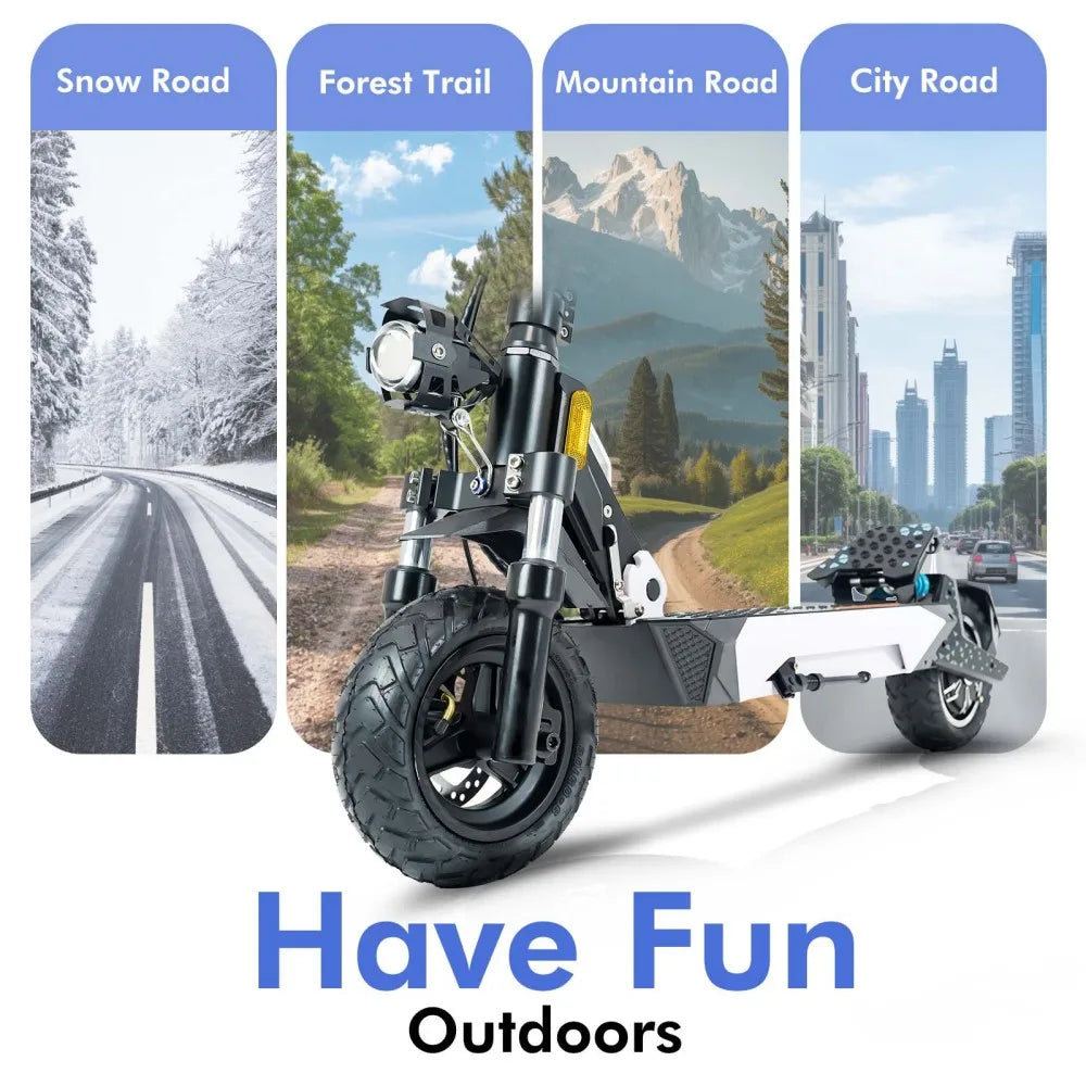 Electric Scooter , Powerful 1600W motor, 28MPH