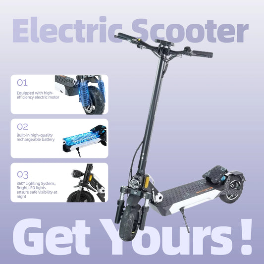Electric Scooter , Powerful 1600W motor, 28MPH